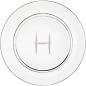 Preview: Presentation plate "H" monogram | Alphabetum collection