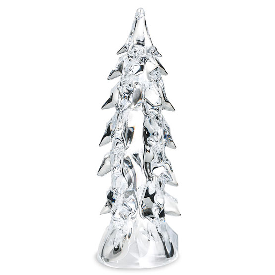 Large glass fir tree, crystal