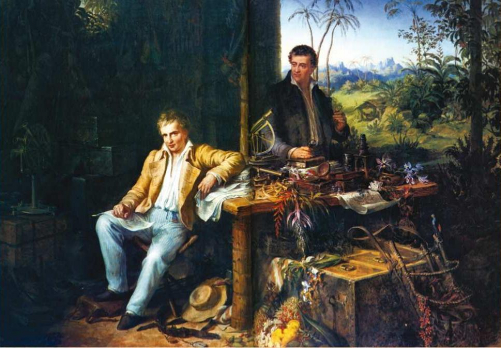 Presentation plate "Alexander von Humboldt" No 3